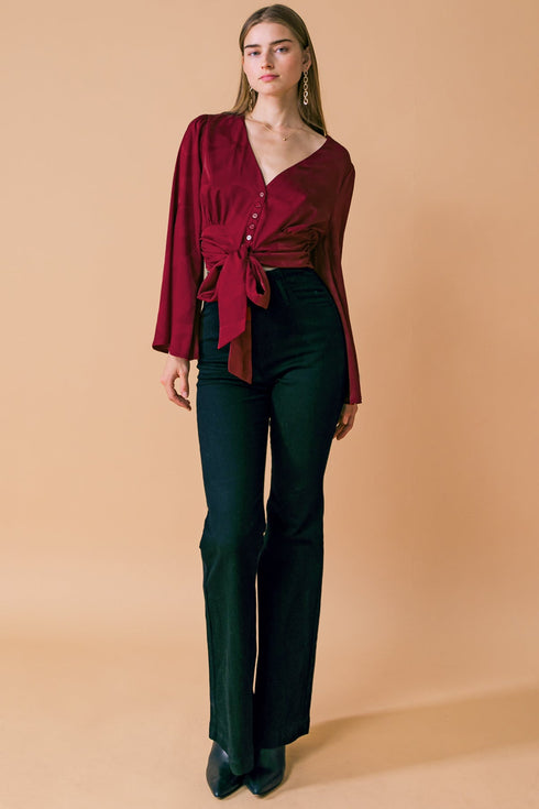 the-right-addition-woven-top Flying Tomato-Sophia's Style-5